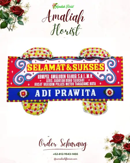 Papan Bunga Ucapan Selamat Sungai Rambai